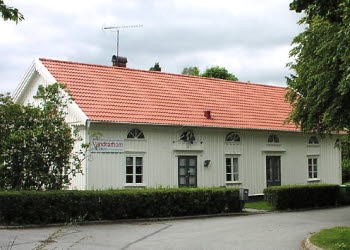 Kinna Vandrarhem. Bild på huset.