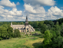 Drone photo over Varnhem