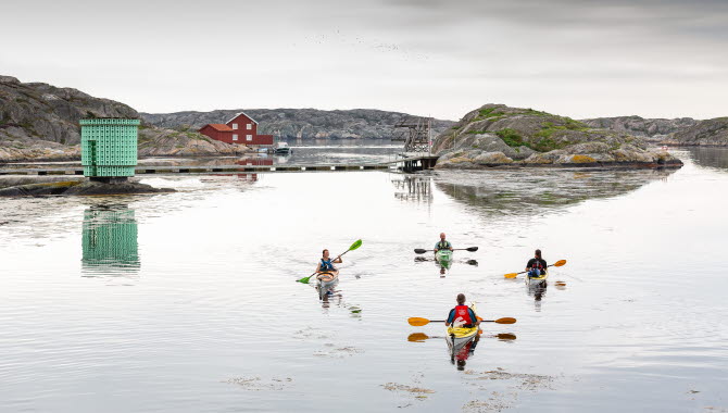 Kajak i Skärhamn