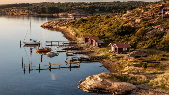 Drone photo over Kämpersvik