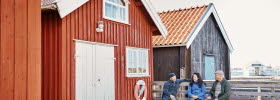 People attending a meeting in Bohuslän