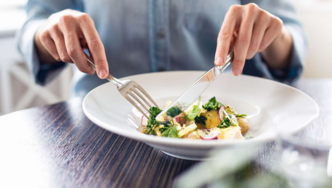 A delicious dish at Aspenäs Herrgård