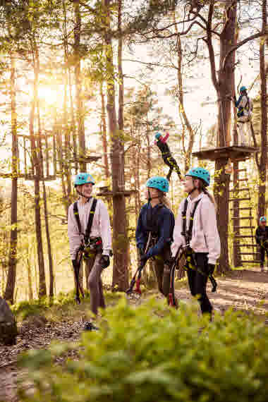 Upzone Äventyrspark, Skatås Göteborg