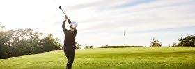 golf players at Skaftö Golfklubb