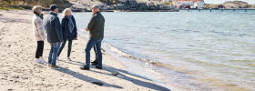 People attending a meeting in Bohuslän