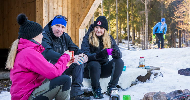 Skiing at Lassalyckan