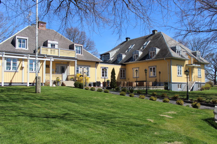 Gult hus.