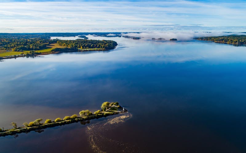 utsikt över mjörn.