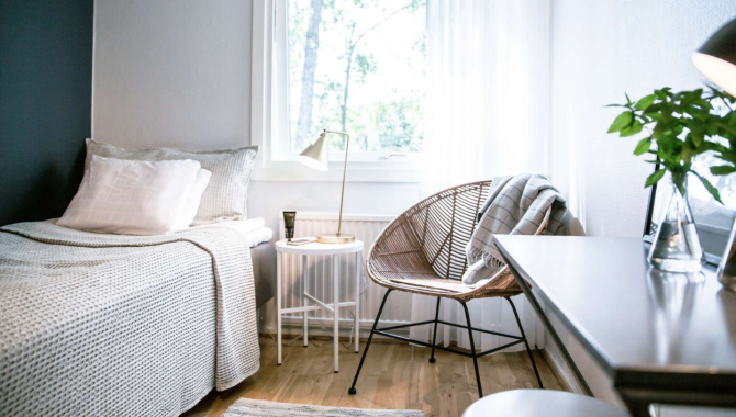 A hotel room at Aspenäs Herrgård