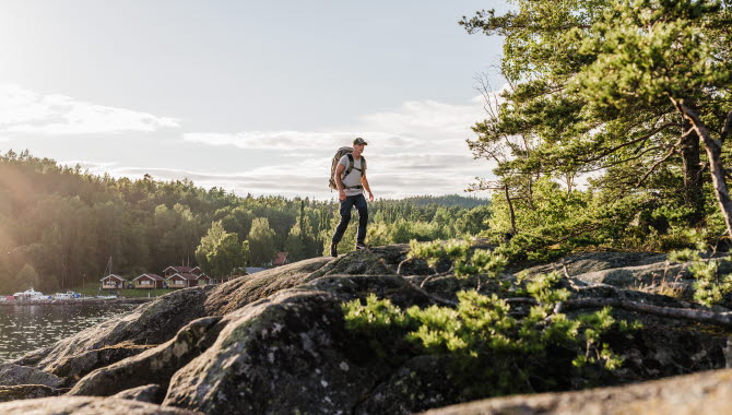 tiveden, granvik, vandring