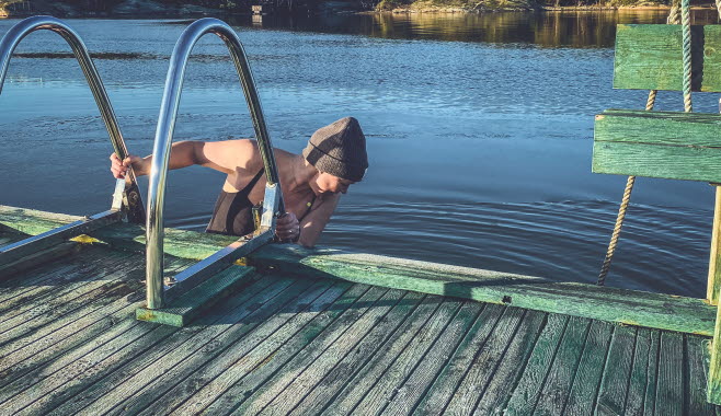 Kallbad i Stenungsund