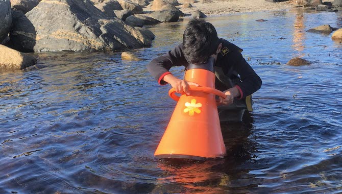 Strandexcursion vid Rörvik på Sydkoster