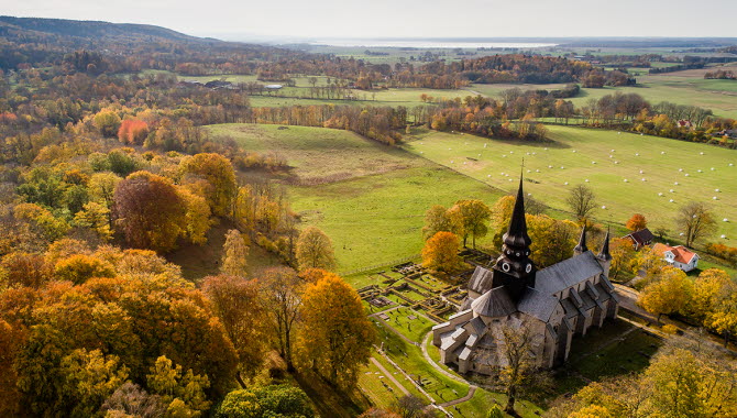 Flygfoto Varnhem