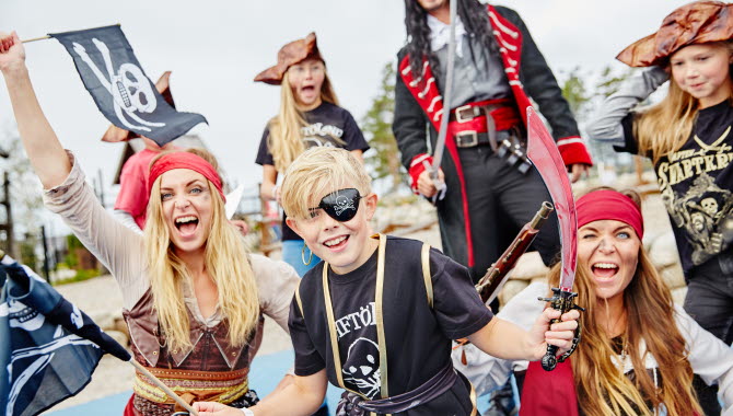 Pirates at Daftö Resort. 