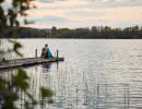 Woman at lake Hattaren