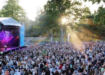 Publik som tittar på en konsert