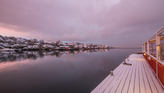 Winter in the archipelago of Bohuslän