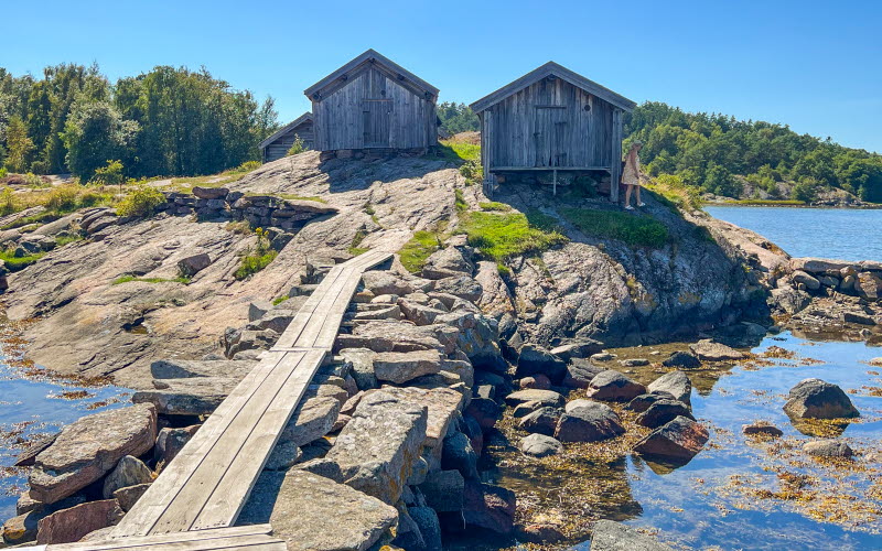 Sjöbodarna vid Valsäng