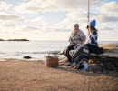 Hikers at Skärgårdsleden