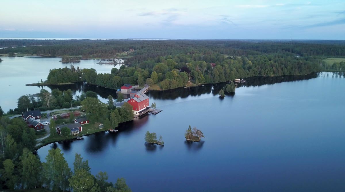 Flygbild över Upperud 9:9 i Dalsland