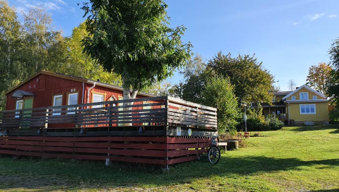 Lugnåsberget Ekohotell exteriör.