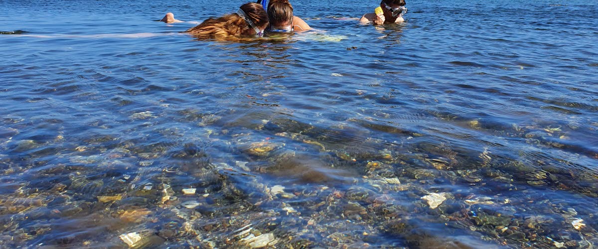 Snorkelled på Sydkoster