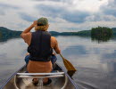 Paddling in Ragnerudssjön.