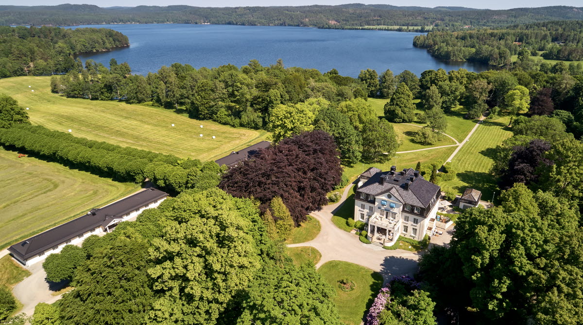 View over Baldersnäs Manor