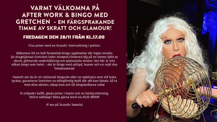 After Work med Dragbingo 