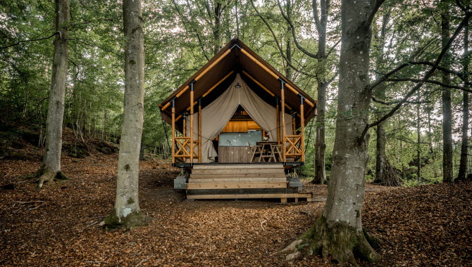 The tent cabin in Anfasteröd Gårdsvik