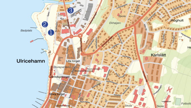 ställplatser sverige karta Ställplatser i Ulricehamn