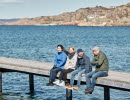 People attending a meeting in Bohuslän