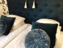 Dubbelsäng på Hotell Aqva i Mariestad.