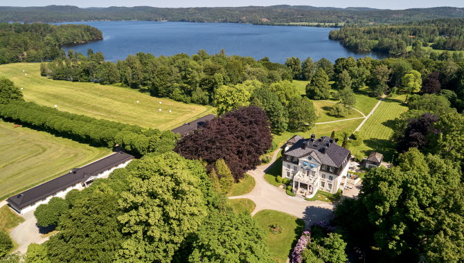 View over Baldersnäs Manor