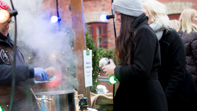 Julmarknad på Nääs Fabriker