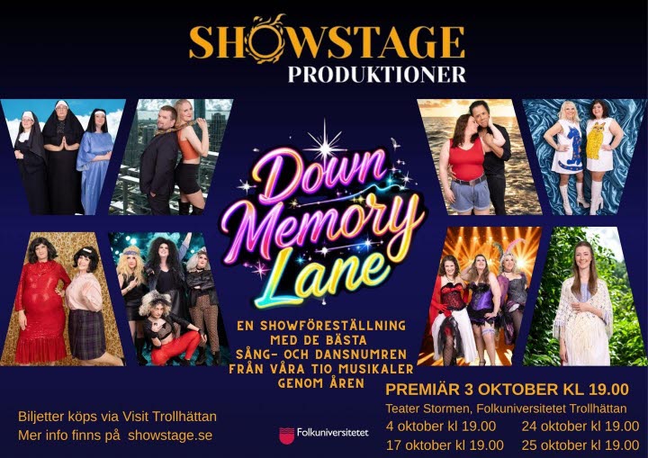 Showföreställningen Down Memory Lane 