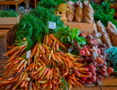 vegetables in a barn