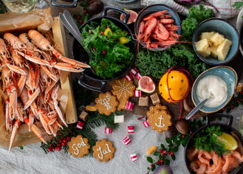 Seafood buffet.