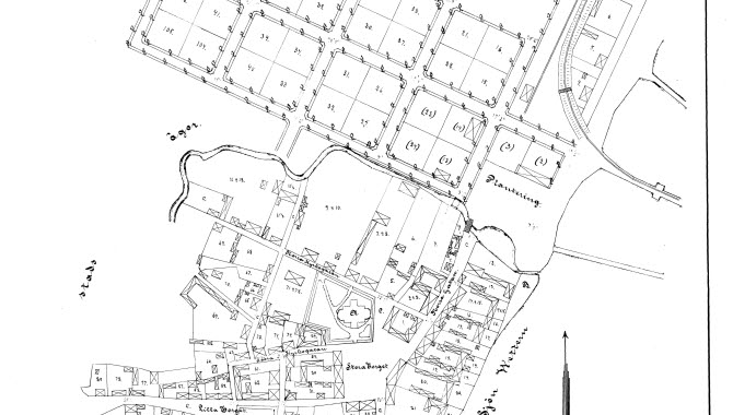 Hjo Stadsplan 1877