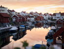 Sunset över Grundsund