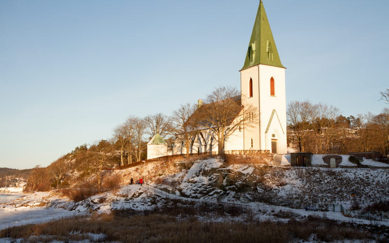 Ljungskyrka snö 
