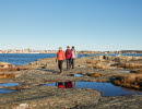 Hikers at Skärgårdsleden