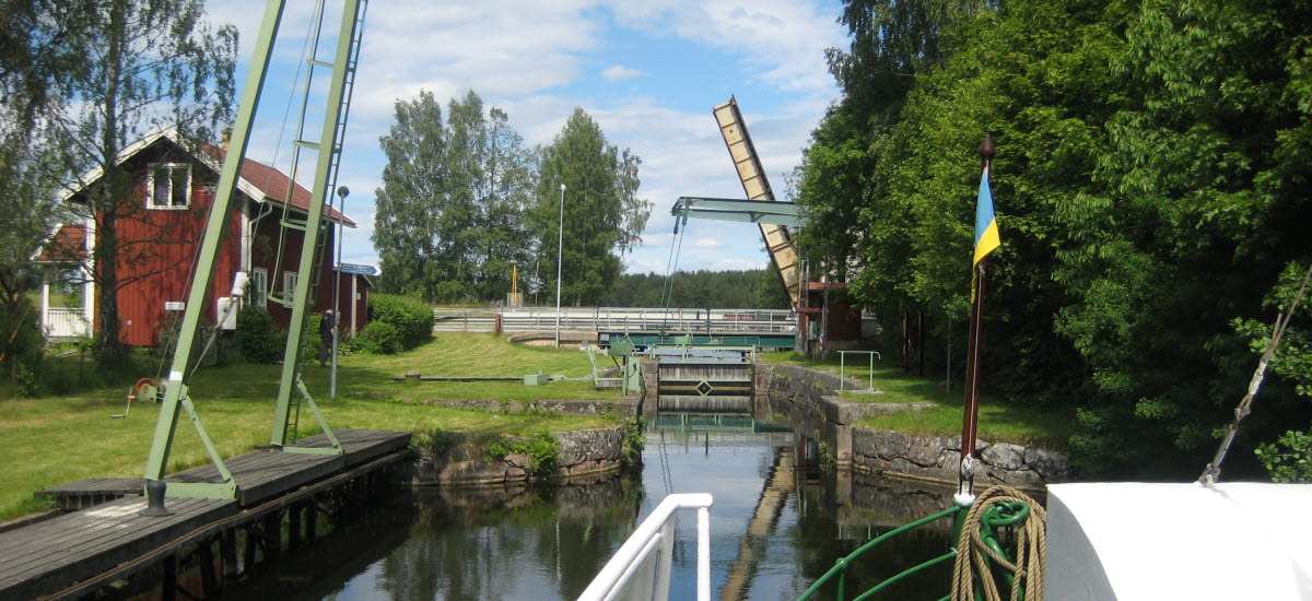 Långbron lock, Dalsland Canal