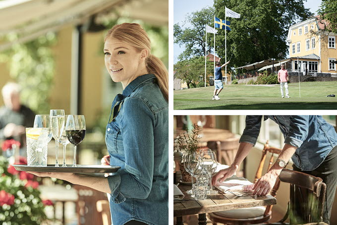 Golf at Knistad Herrgård.